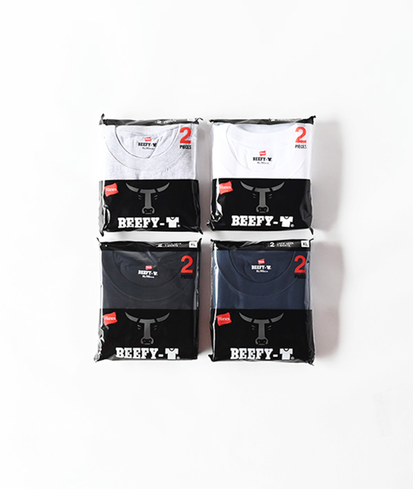 Hanes(ヘインズ) 2P BEEFY-T【MENS&WOMENS】
