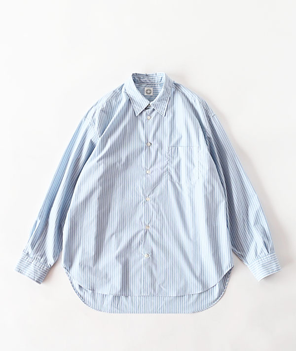 ORCIVAL(オーシバル) コットン レギュラーカラーシャツ STRIPE【MENS】