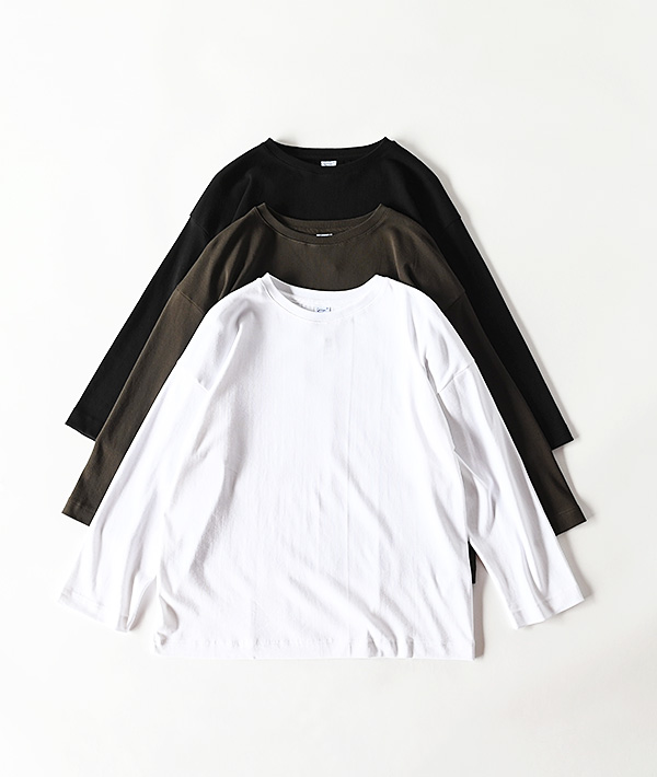 gicipi (ジチピ) PINGUINO ピングィーノ クルーネックリラックスフィット9分袖カットソー【MENS】