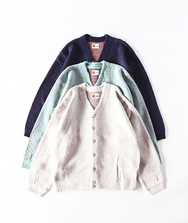 TOWNCRAFT×HIGH! STANDARD (タウンクラフト×ハイスタンダード) SHAGGY SOLID JQ CARDIGAN【MENS&WOMENS】