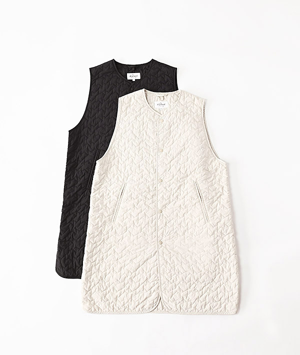 LE GLAZIK(ルグラジック) キルティング ロングベスト【WOMENS】