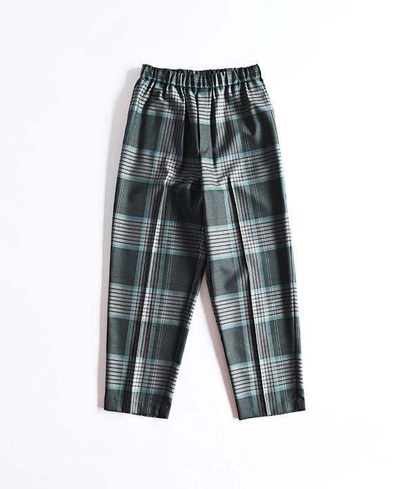 LE GLAZIK(ルグラジック) ウールチェック イージーパンツ【WOMENS】
