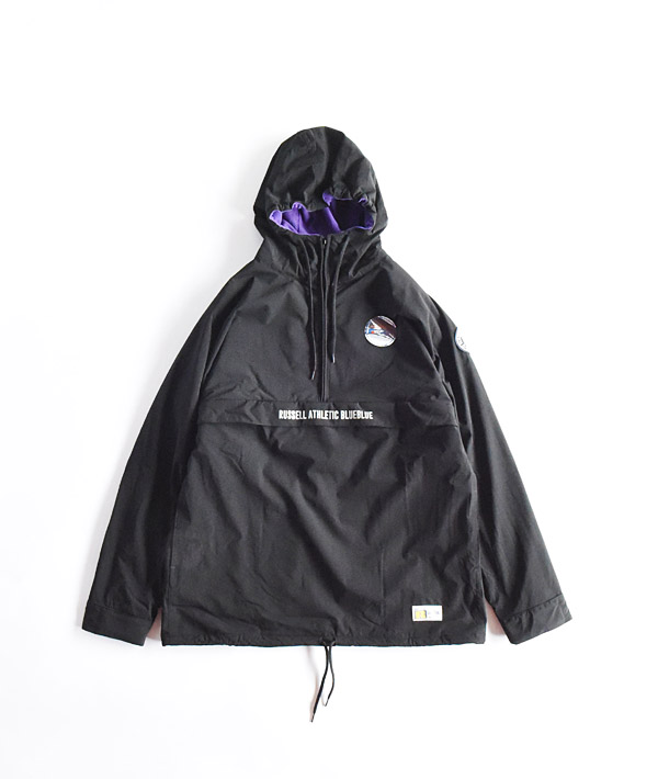 RUSSELL×BLUE BLUE(ラッセル×ブルーブルー) NYLON STRETCH FLEECE ANORAK【MENS】