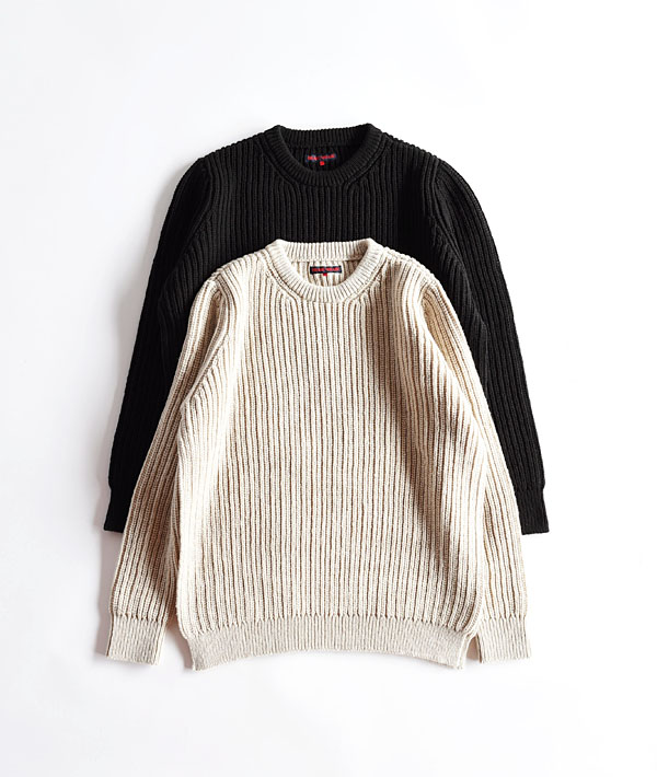 BLUE BLUE(ブルーブルー) ウォッシャブルブレンドウールサイドスリットセーターウイメンズ【WOMENS】