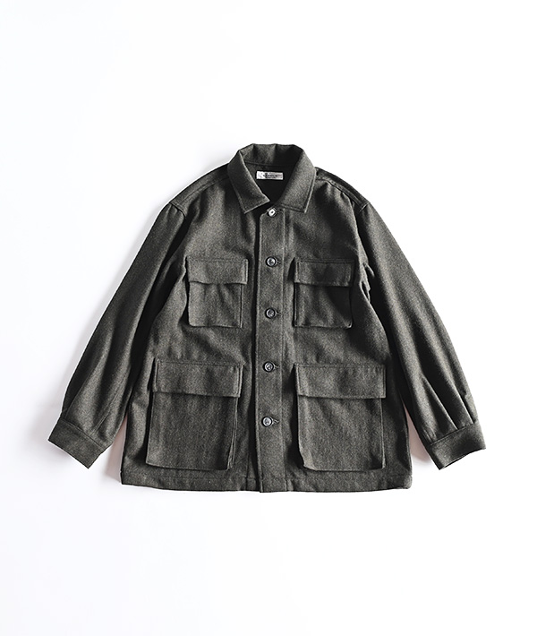 HOLLYWOOD RANCH MARKET(ハリウッドランチマーケット) ウールフラノ BDU ジャケット ウイメンズ【WOMENS】