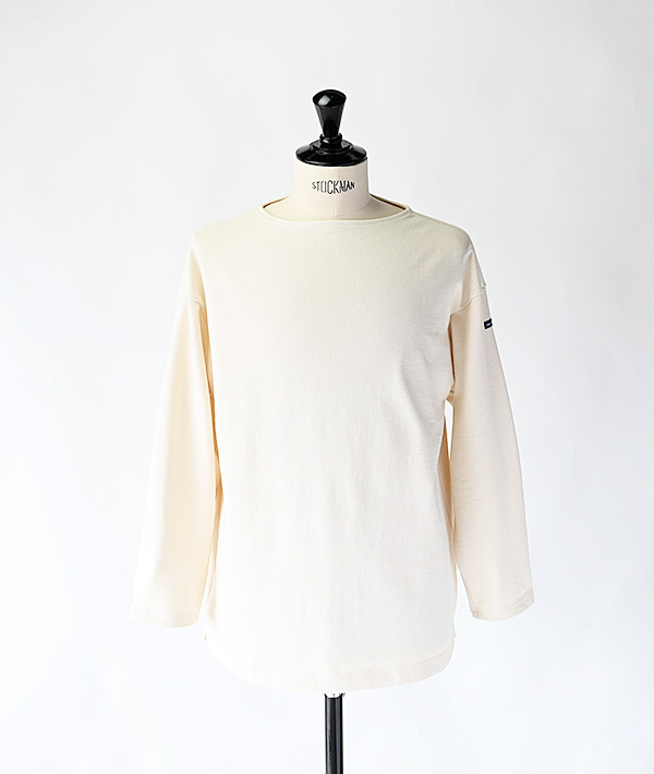 SAINT JAMES (セントジェームス) OUESSANT LOOSE 2 長袖ドロップショルダー エクリュ【MENS&WOMENS】