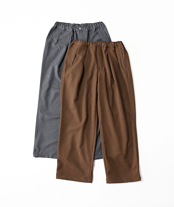 GYMPHLEX(ジムフレックス) ポリフランネル 2プリーツイージーパンツ【MENS】