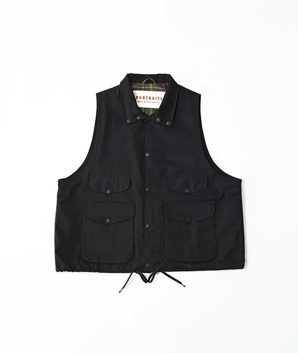 PORTRAITE (ポートレイト) Over Vest BLACK【MENS&WOMENS】