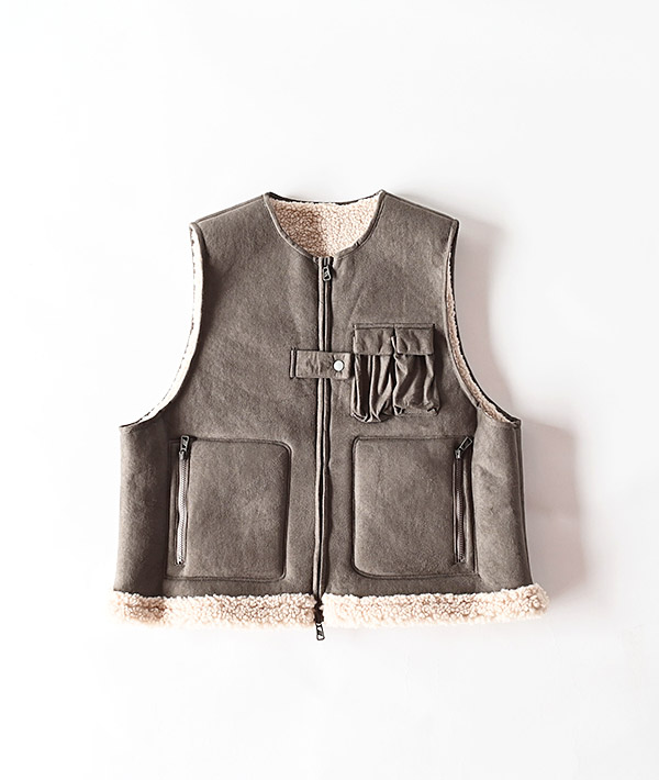 F/CE.(エフシーイー) FAUX SHEARLING VEST【MENS&WOMENS】