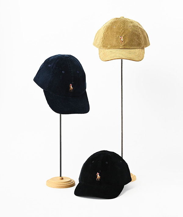 POLO RALPH LAUREN (ポロ ラルフローレン) CORDUROY BALL CAP【MENS&WOMENS】