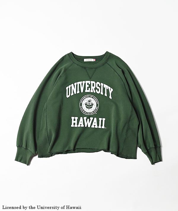 GOOD ROCK SPEED (グッドロックスピード) University of Hawaii RAGLAN SWEAT【WOMENS】