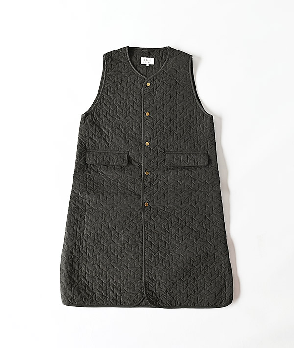 LE GLAZIK(ルグラジック) キルティングロングベスト【WOMENS】