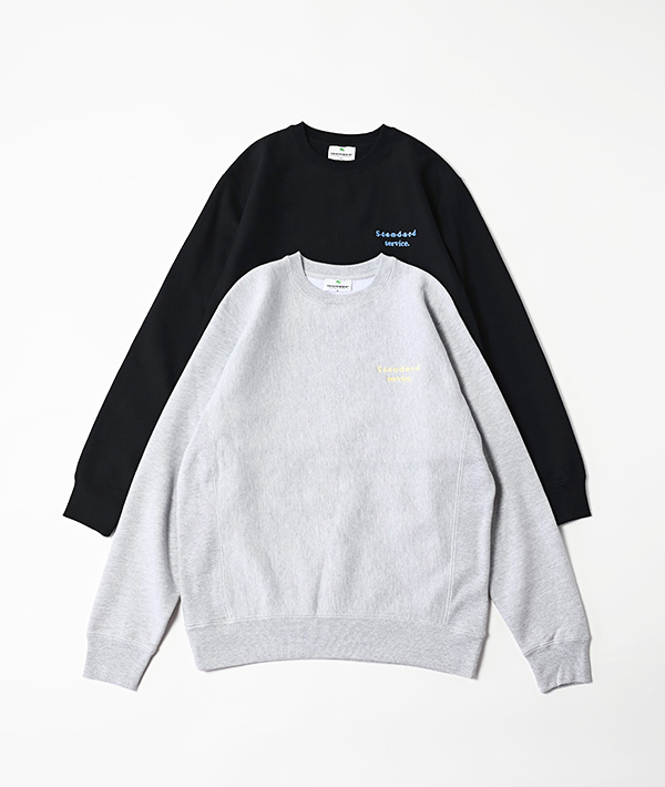 HIGH STANDARD (ハイスタンダード) 13 SERVICE EMB CREW SWEAT【MENS&WOMENS】