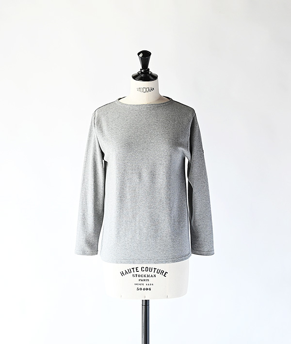 SAINT JAMES (セントジェームス) OUESSANT SOLID グレー【MENS&WOMENS】