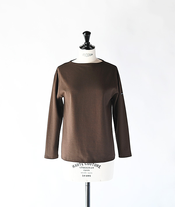 SAINT JAMES (セントジェームス) OUESSANT SOLID ダークブラウン【MENS&WOMENS】