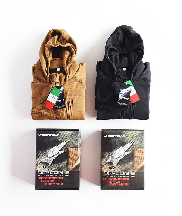 DEFCON 5 (デフコン チンクエ) COMBAT FLEECE JACKET FULL ZIP WITH HOOD【MENS】