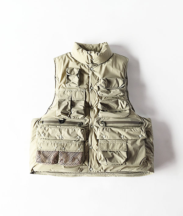 F/CE.(エフシーイー) WP CIRCULATION DOWN VEST Sage Green【MENS】