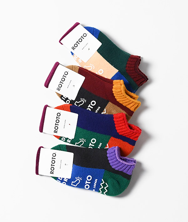 ROTOTO (ロトト) PILE SOCKSLIPPER MULTI【MENS&WOMENS】