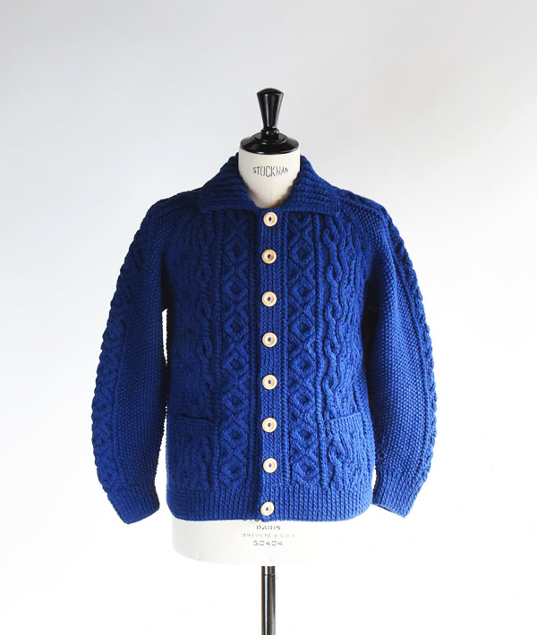 INVERALLAN(インバーアラン) 3A LUMBER CARDIGAN Inky【MENS&WOMENS】