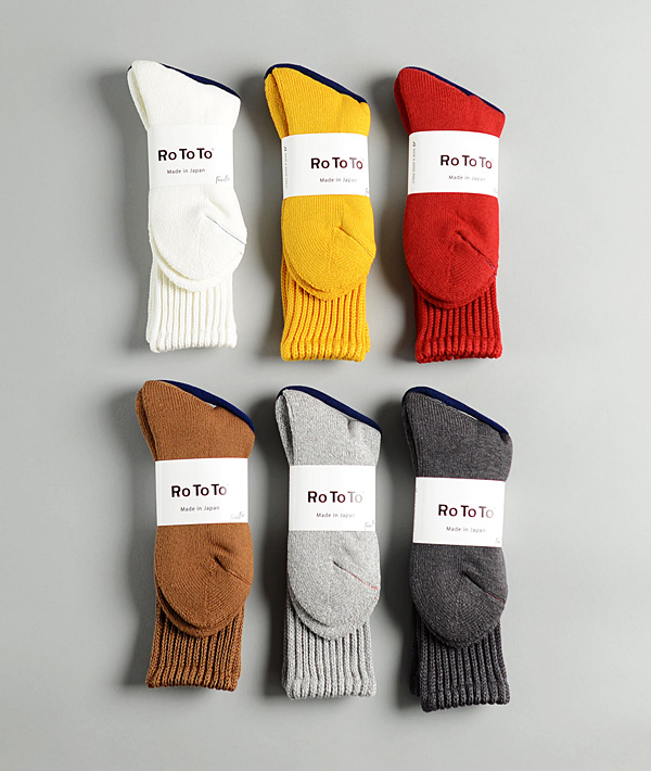 ROTOTO (ロトト) LOOSE PILE SOCKS【MENS&WOMENS】