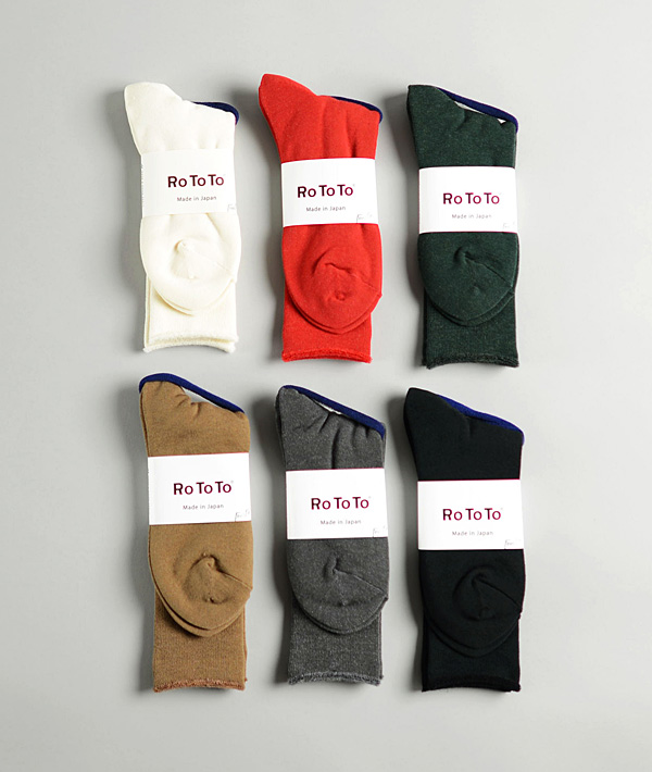 ROTOTO (ロトト) CITY SOCKS【MENS&WOMENS】