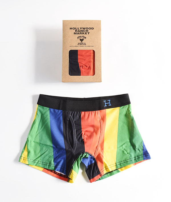 HOLLYWOOD RANCH MARKET(ハリウッドランチマーケット) HRM RAINBOW BOXER BRIEF【MENS】