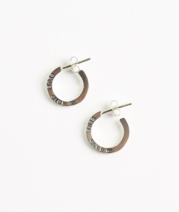 BLUE BLUE(ブルーブルー) BLUE BLUE シンプルロゴピアス【MENS&WOMENS】