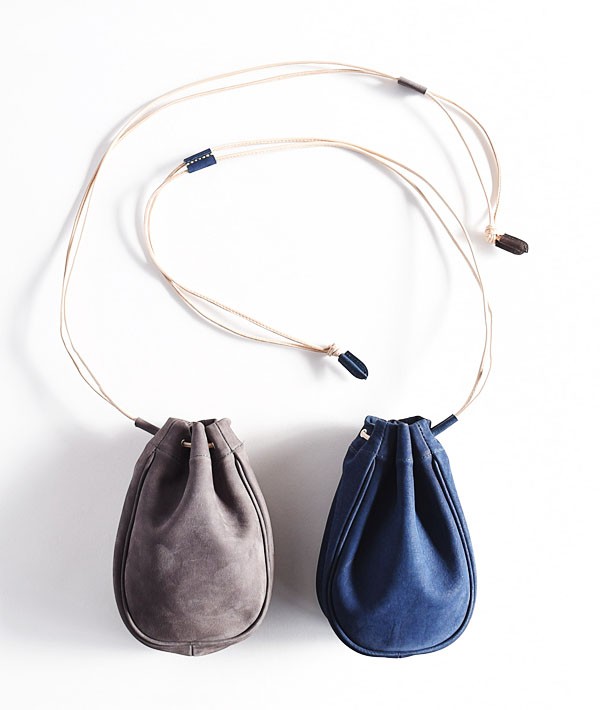 Damasquina (ダマスキーナ) NUBUCK 2 WAY DROP BAG S【MENS&WOMENS】