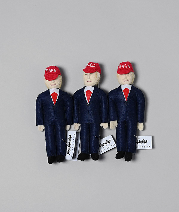 SILK ROAD BAZAAR (シルクロードバザー) Felt ORNAMENT Donald Trump【MENS&WOMENS】